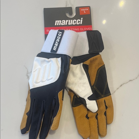 Marucci Youth Blacksmith Full-Wrap Baseball Batting Gloves NEW - Picture 3 of 10